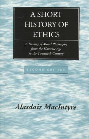 A Short History of Ethics, Alasdair MacIntyre